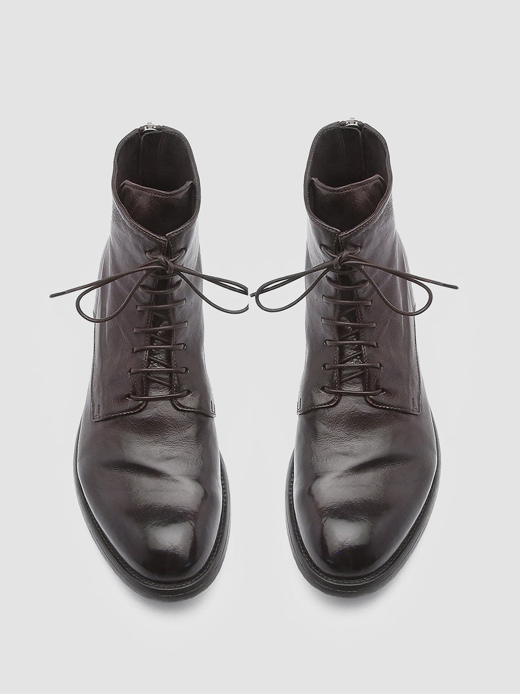 HIVE 016 - Brown Leather Boots - image 2,side view