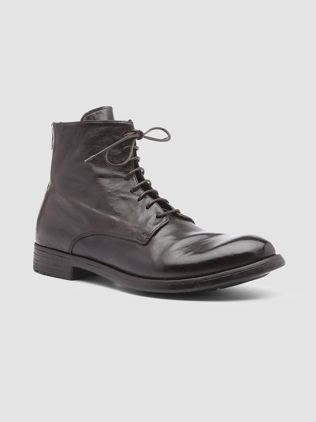 HIVE 016 - Brown Leather Boots - image 3,side view