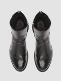 HIVE 036 - Black Leather Ankle Boots - thumb image 2,side view