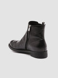 HIVE 036 - Black Leather Ankle Boots - thumb image 4,side view