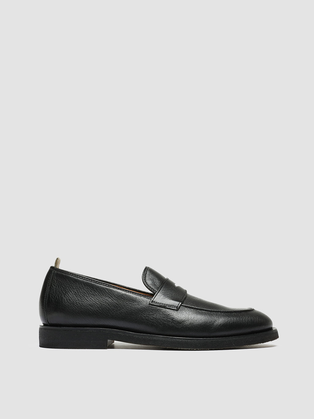 OPERA FLEXI 101 - Black Leather Penny Loafers - image 1,side view