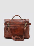 RARE 26 - Brown Leather BriefCase - thumb image 4,side view