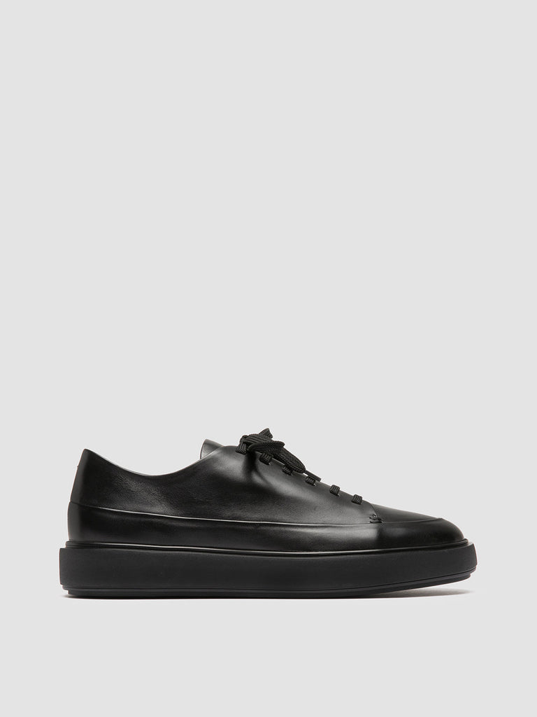 RELEASE 001 - Black Leather Sneakers