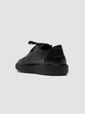 RELEASE 001 - Black Leather Sneakers - thumb image 4,side view