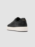 SLOUCH 001 - Blue Leather Low Top Sneakers - thumb image 4,side view