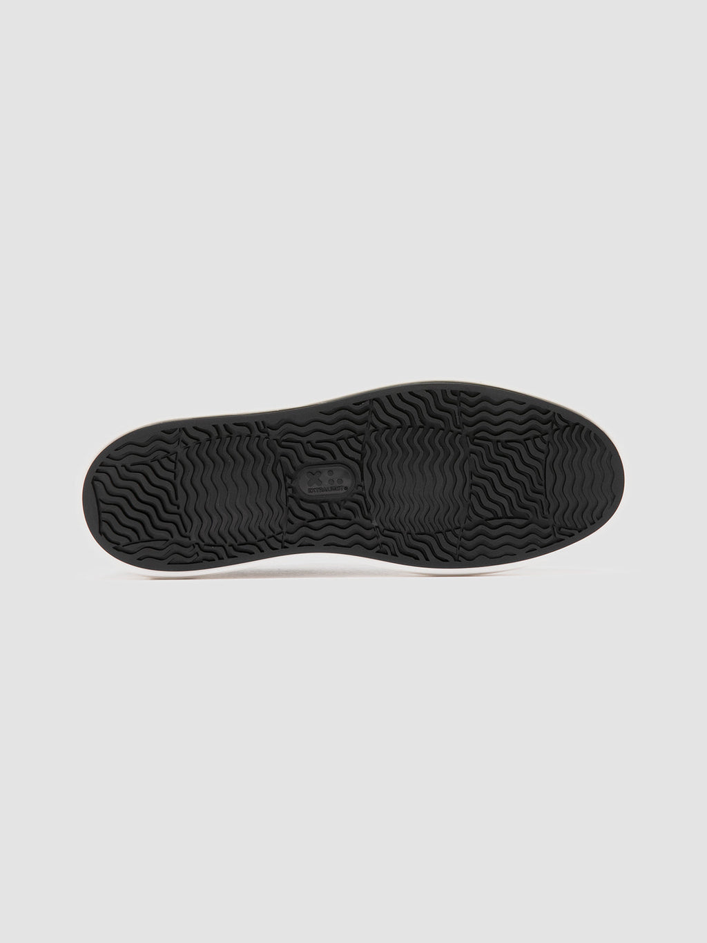 SLOUCH 001 - Blue Leather Low Top Sneakers - image 5,side view