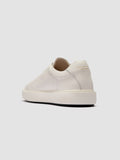 SLOUCH 001 - White Leather Low Top Sneakers - thumb image 4,side view